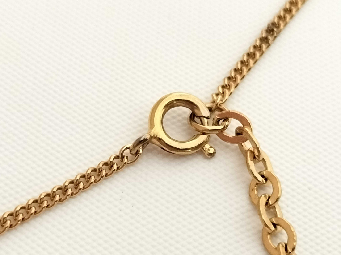 Dior CD logo circle logo gold necklace