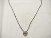 Dior Dior Heart Logo Silver Color Necklace Necklace Necklace