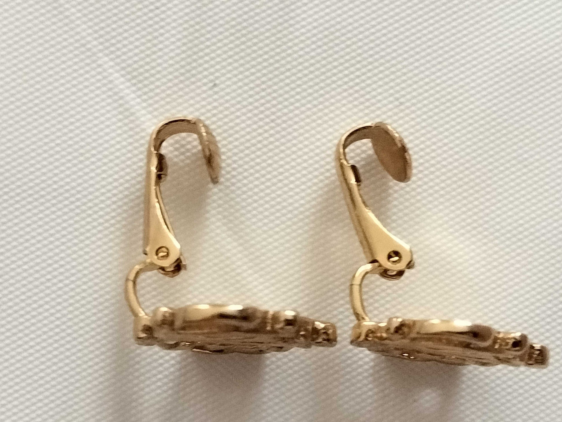 Dior Dior Earrings Old Logo Gold with Box