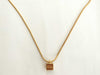 Dior Dior CD logo cube necklace gold color necklace necklace