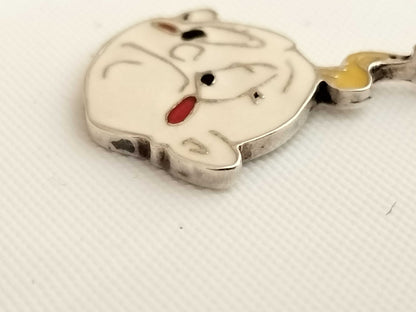 Dior Dior Cartoon Necklace John Galliano Silver 925 Necklace