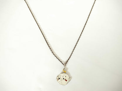 Dior Dior Cartoon Necklace John Galliano Silver 925 Necklace