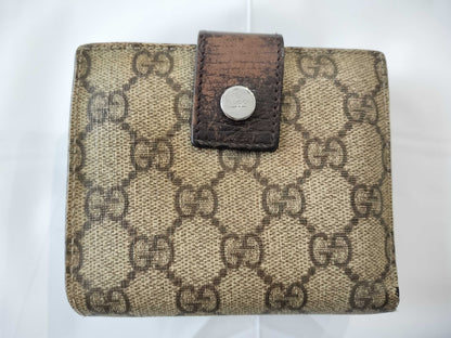 GUCCI GG Supreme Gucci Folding Wallet GG 115052 2888 Wallet