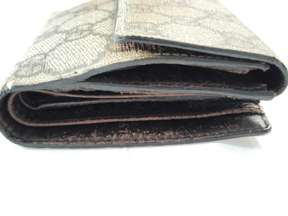 GUCCI GG Supreme Gucci Folding Wallet GG 115052 2888 Wallet