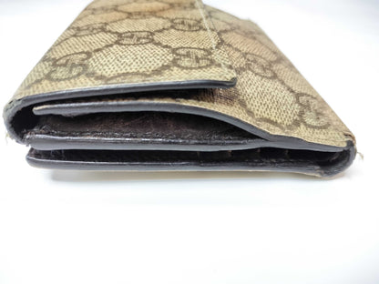 GUCCI GG Supreme Gucci Folding Wallet GG 115052 2888 Wallet