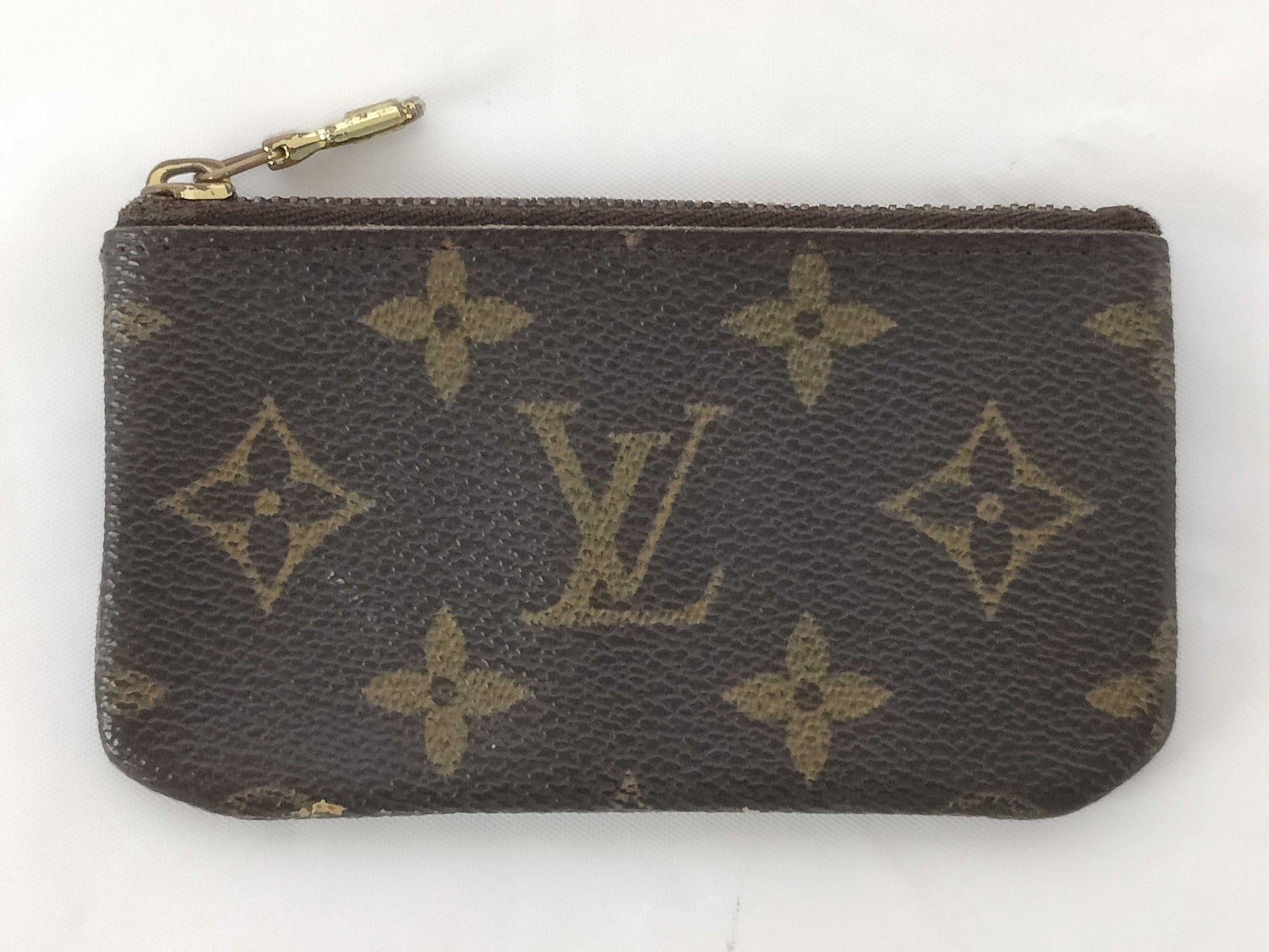 LOUIS VUITTON Monogram Pochette Cle Coin Case Monogram Coin Case