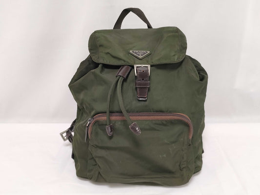 PRADA Nylon Prada Nylon Backpack Green White Tag Size 58 Backpack