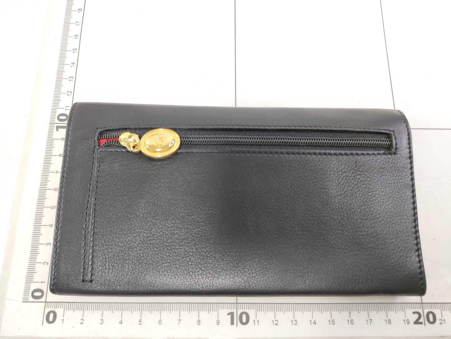 Dior Christian Dior Leather Bifold Long Wallet Black