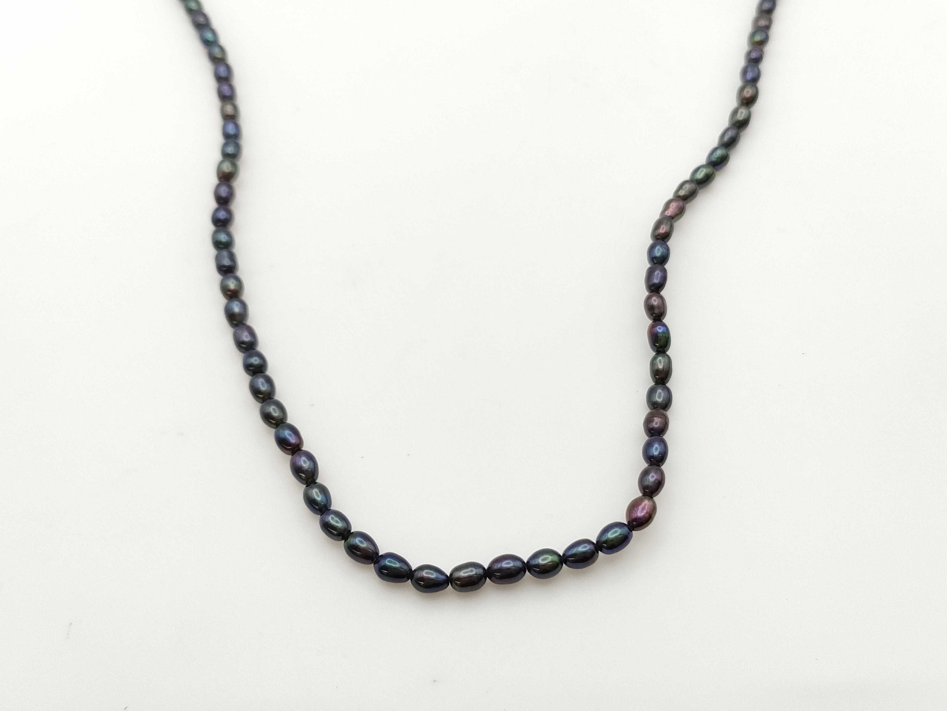 TASAKI Semi-Round Pearl Necklace, Diameter 3.3-3.7mm, 18K Gold, 15.0g 