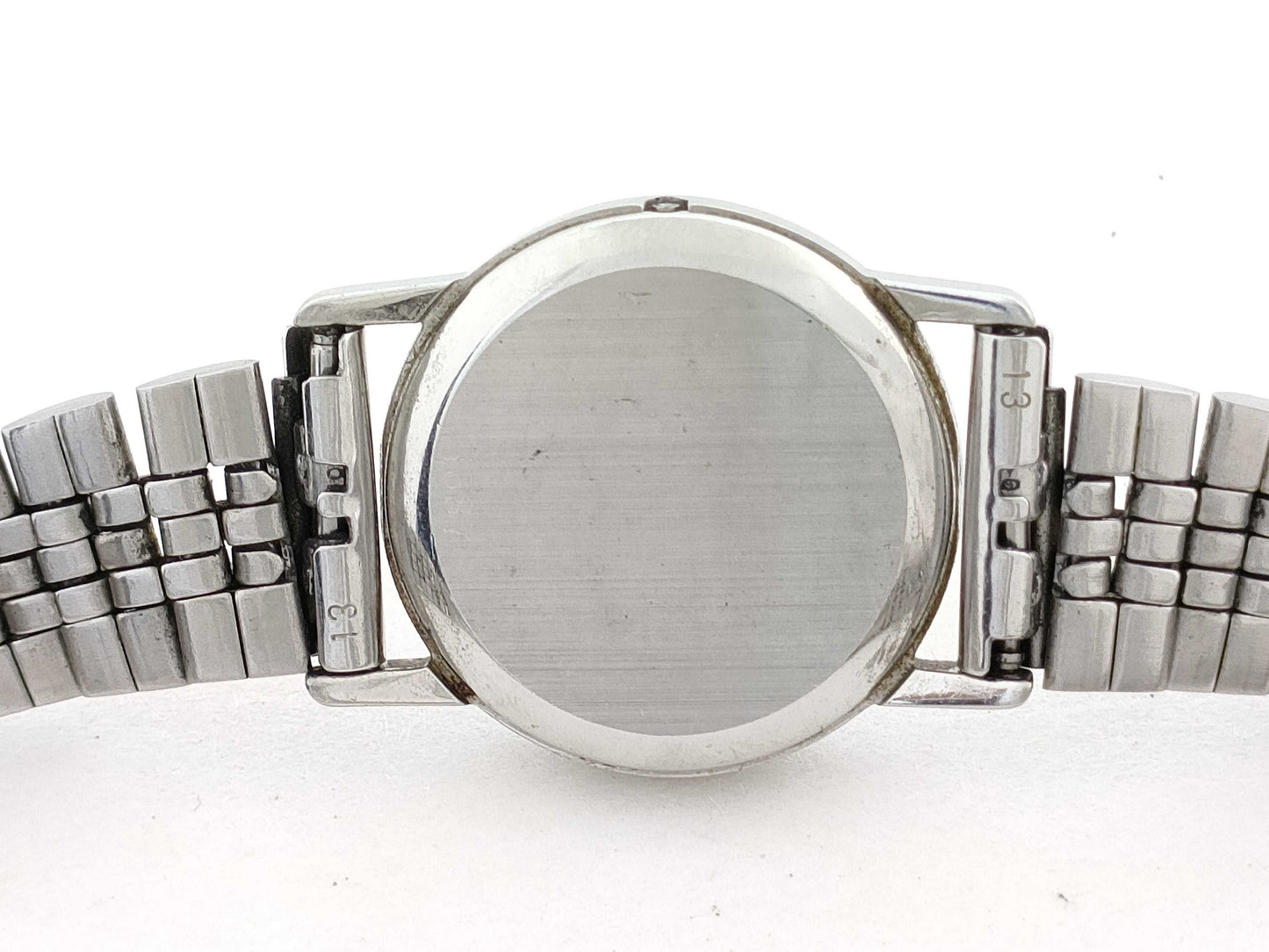 OMEGA De Ville Serial 1387 Stainless Steel/QZ White Dial Non-Working/No Operational Guarantee Women's Watch