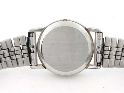 OMEGA De Ville Serial 1387 Stainless Steel/QZ White Dial Non-Working/No Operational Guarantee Women's Watch