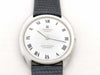 UNIVERSAL GENEVE White Shadow Model Number 866101 Serial Number 2949779 Stainless Steel/Leather/AT White Dial Men's Watch