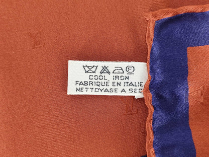 LOUIS VUITTON LV Lavaliere Chemin Fusan by André Putman Scarf, Model Number Unknown