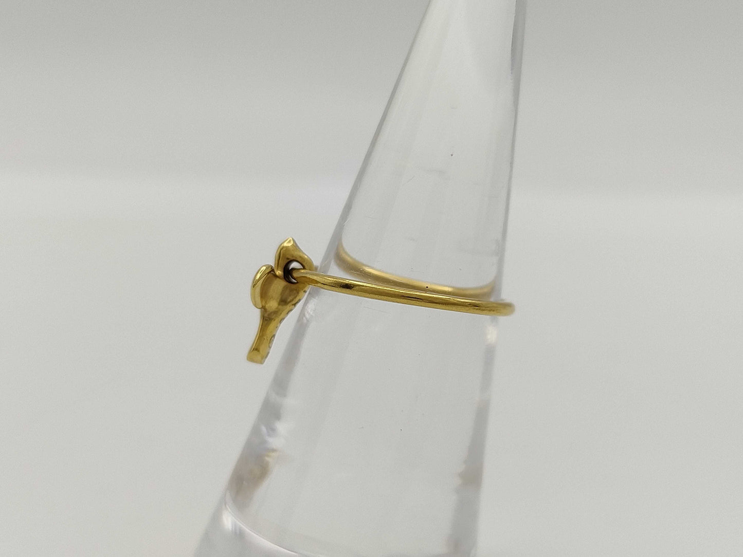 Tiffany & Co. Bird Cross 18K 2.0g Ring 