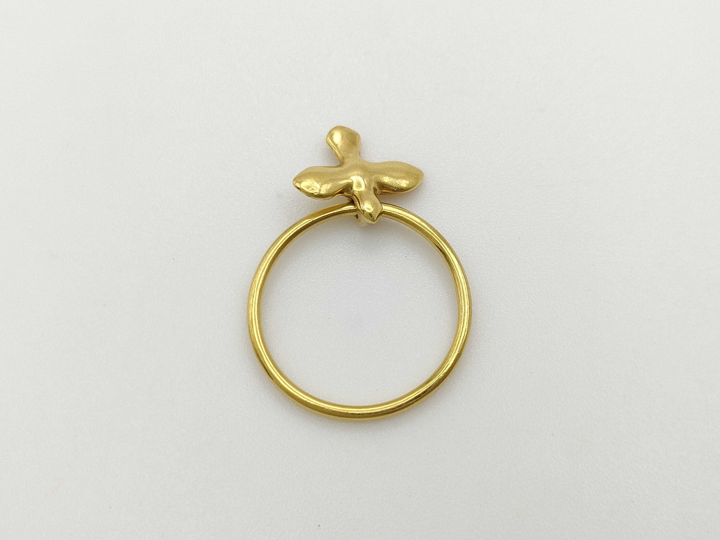Tiffany & Co. Bird Cross 18K 2.0g Ring 