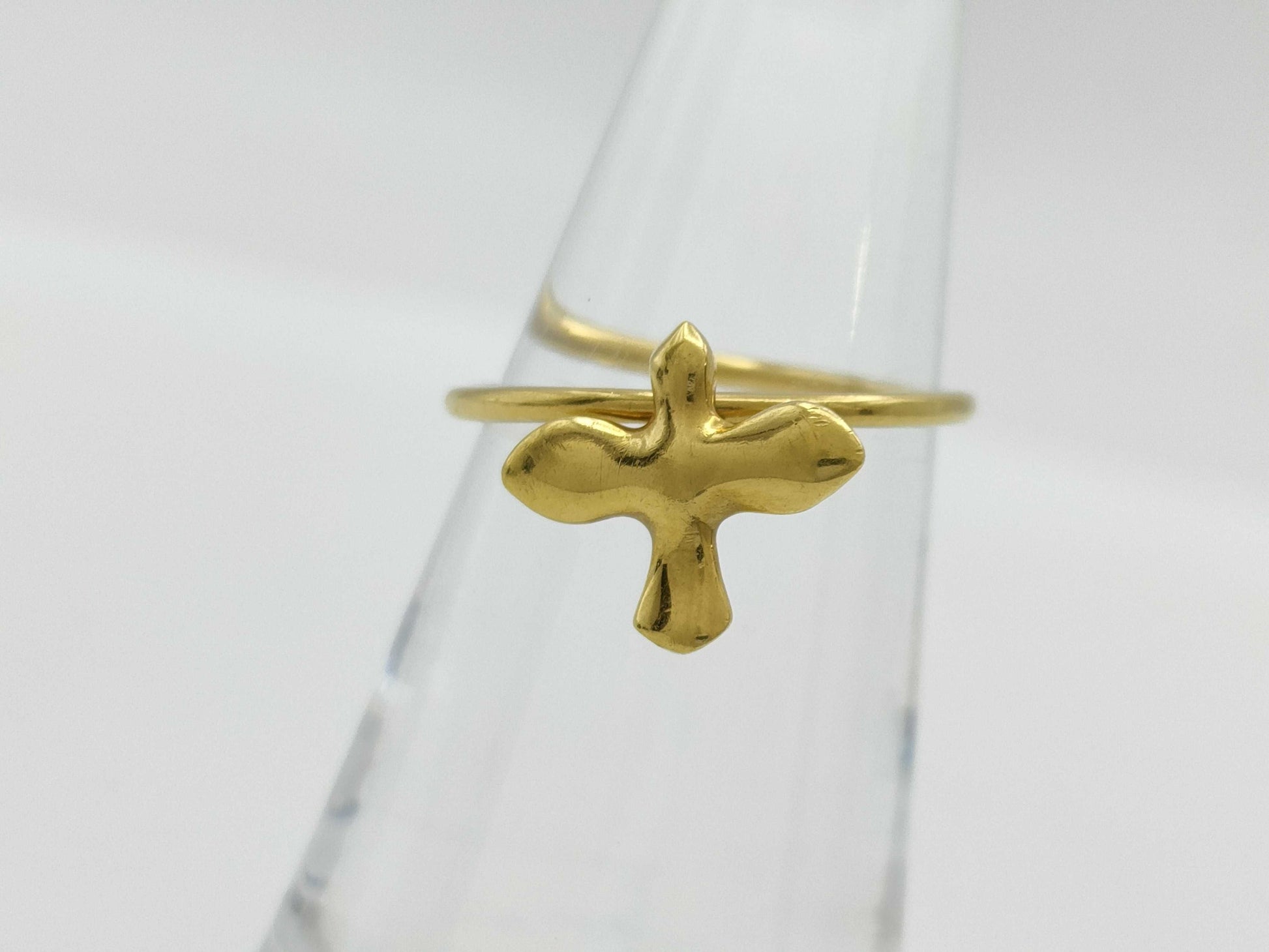 Tiffany & Co. Bird Cross 18K 2.0g Ring 