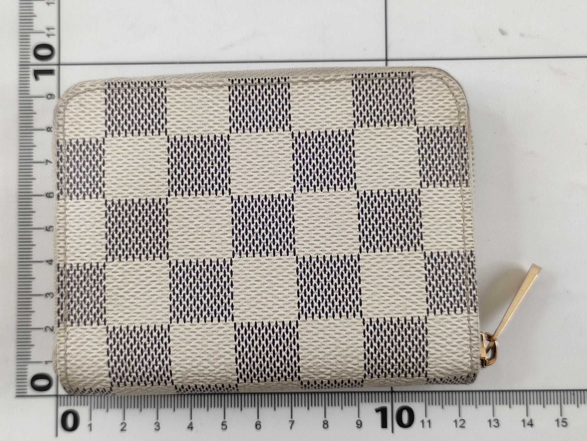 LOUIS VUITTON Damier Azur Zippy Coin Purse N63069 TS3141 Wallet