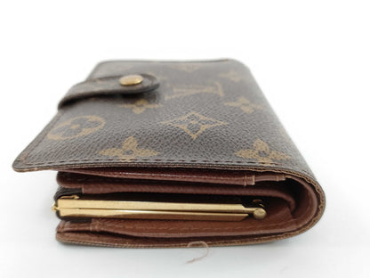 LOUIS VUITTON Monogram LV Monogram Porte Monnaie Bi-fold Viennois M61663 CA1003 Wallet