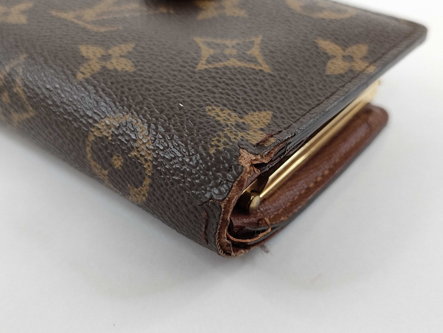 LOUIS VUITTON Monogram LV Monogram Porte Monnaie Bi-fold Viennois M61663 CA1003 Wallet