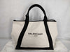 BALENCIAGA Navy Cabas M 339936 Tote Bag