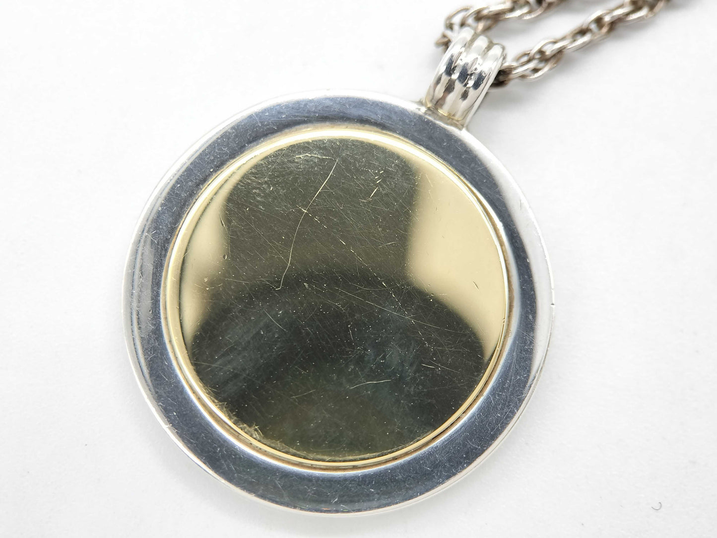 Tiffany & Co. Tiffany Coin Necklace 18KT 925 14.6g Necklace