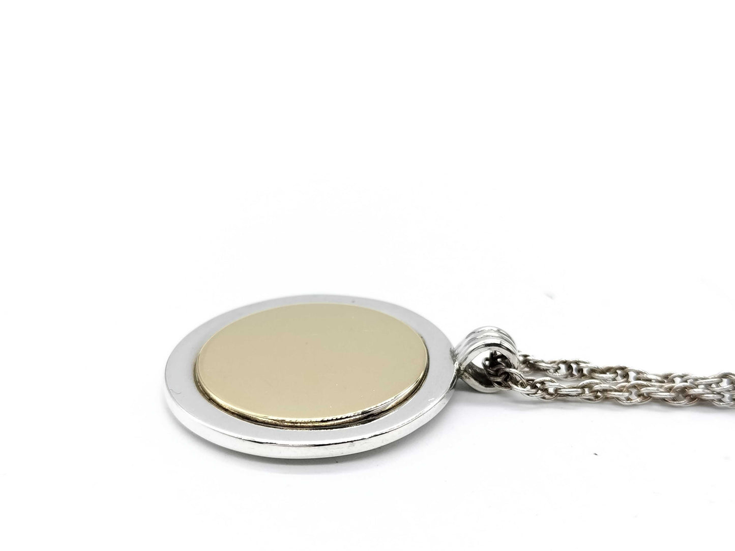 Tiffany & Co. Tiffany Coin Necklace 18KT 925 14.6g Necklace