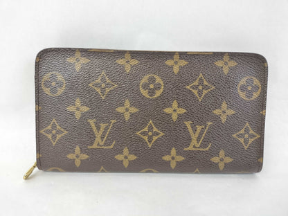 LOUIS VUITTON Monogram Round Zipper Long Wallet
