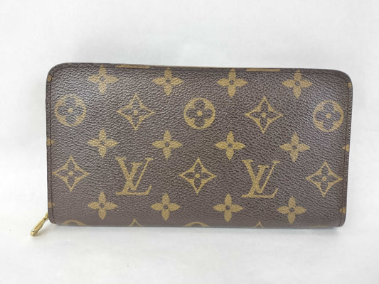 LOUIS VUITTON Monogram Round Zipper Long Wallet