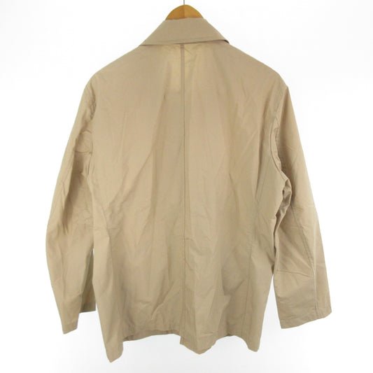 BURBERRY LONDON Swing Top Jacket, Cotton and Nylon, Beige with Horse Embroidery, Size L, Sanyo Shokai Co., Ltd.