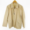 BURBERRY LONDON Swing Top Jacket, Cotton and Nylon, Beige with Horse Embroidery, Size L, Sanyo Shokai Co., Ltd.