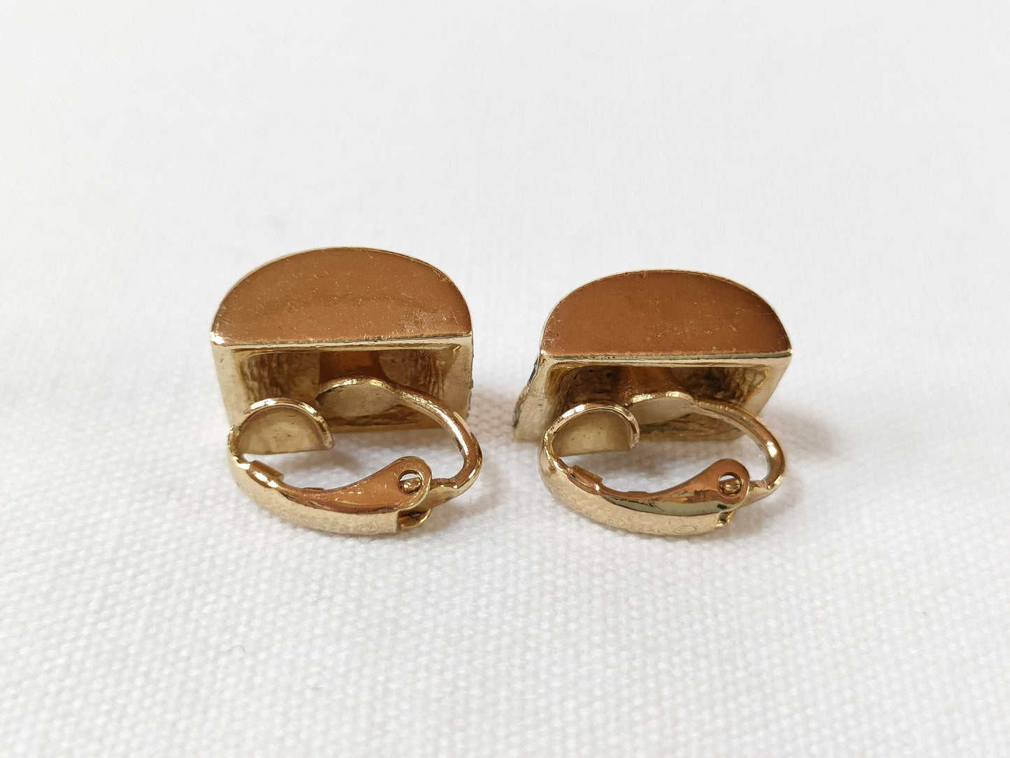 Dior Square Earrings with Stones, 7.4g