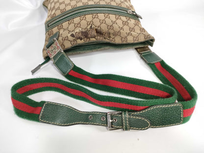 GUCCI GG Canvas Gucci GG Pattern Old Sherry Canvas Shoulder Bag Shoulder Bag