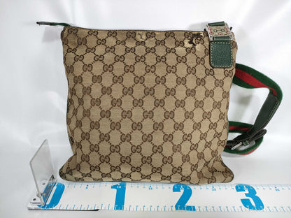 GUCCI GG Canvas Gucci GG Pattern Old Sherry Canvas Shoulder Bag Shoulder Bag
