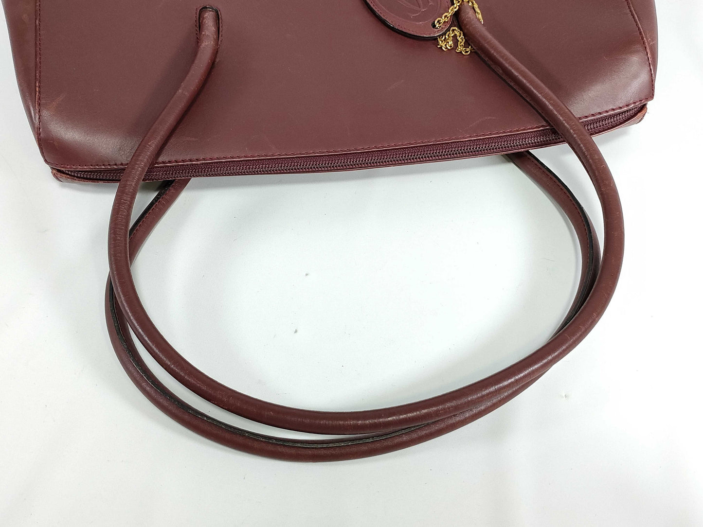 Cartier Must Cartier Must Line Bag Bordeaux Gold Hardware Shoulder Bag
