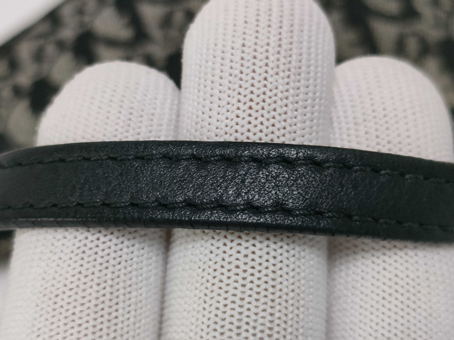 Dior Trotter Saddle Bag Handbag Black