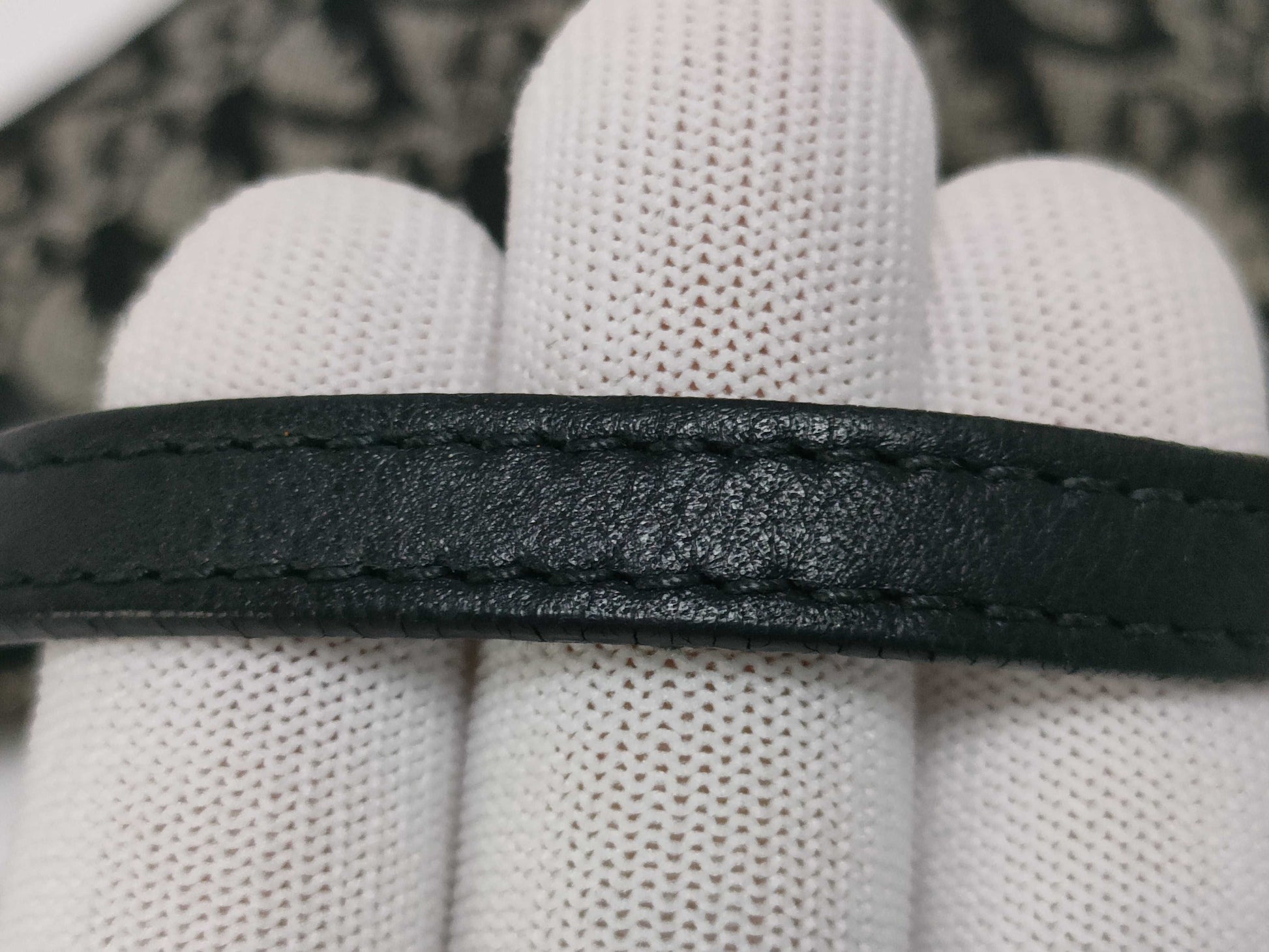 Dior Trotter Saddle Bag Handbag Black