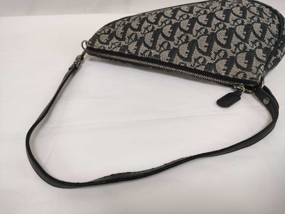 Dior Trotter Saddle Bag Handbag Black