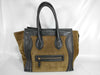 CELINE Luggage Tote Bag Nubuck Handbag