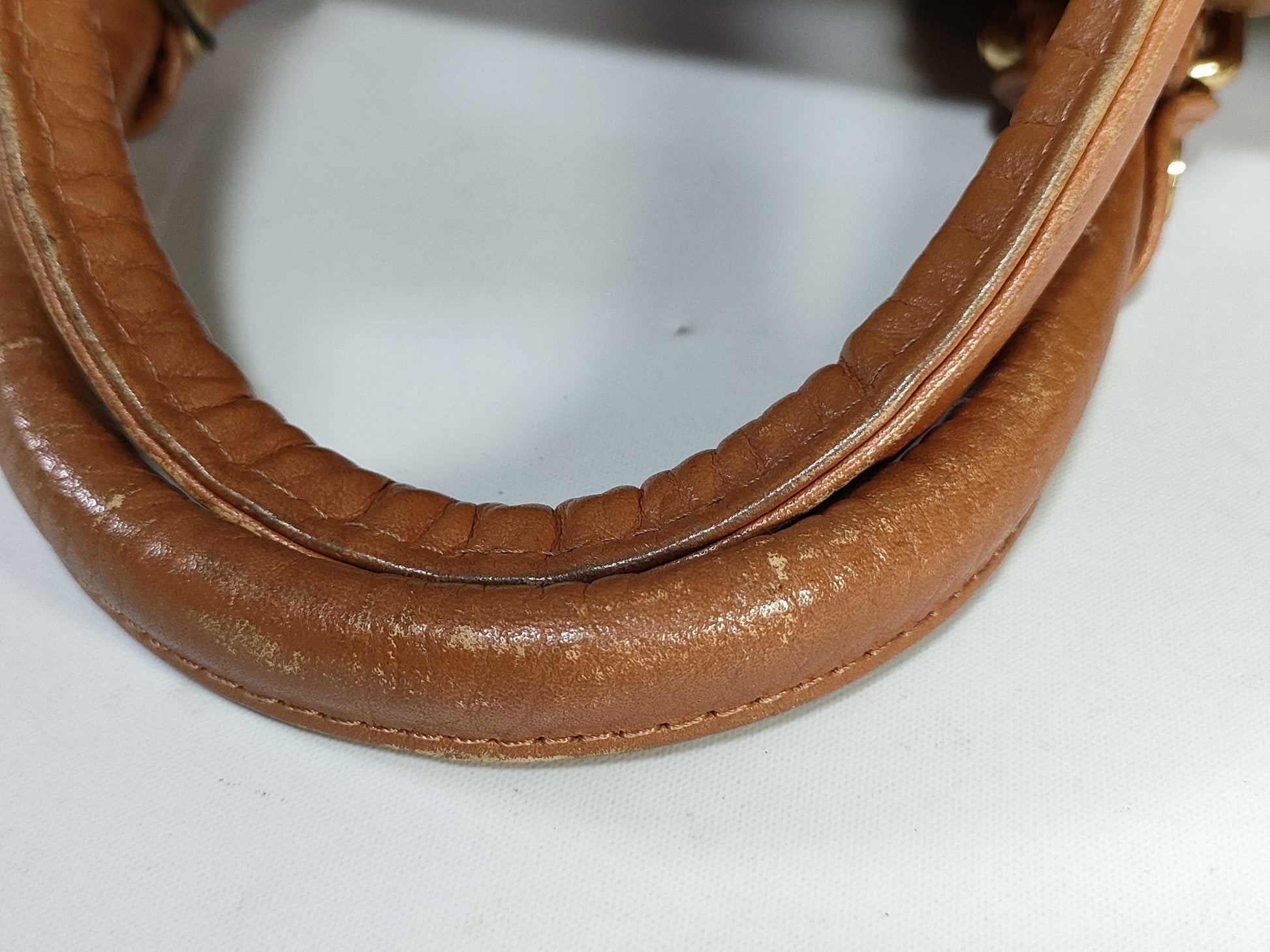 Burberrys Nova Check Boston Bag in Brown Leather