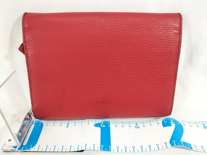 GUCCI Dionysus Shoulder Bag Leather 401231 Red Shoulder Bag