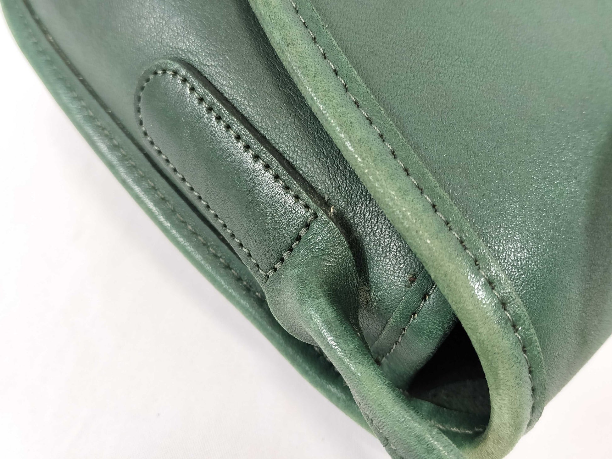 COACH Old Coach Shoulder Bag Green Turn Lock 0585 305 Shoulder Bag