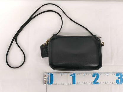 COACH COACH Leather Black Shoulder Camera Bag