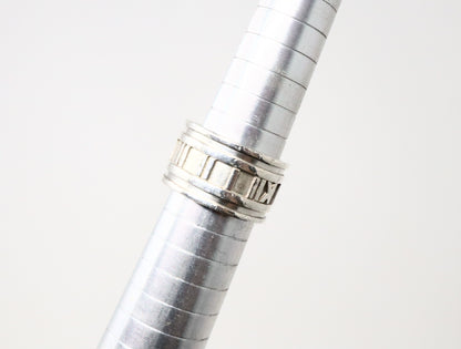 Tiffany & Co. Atlas Atlas Ring, 925, 9.1g