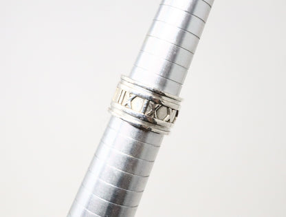 Tiffany & Co. Atlas Atlas Ring, 925, 9.1g