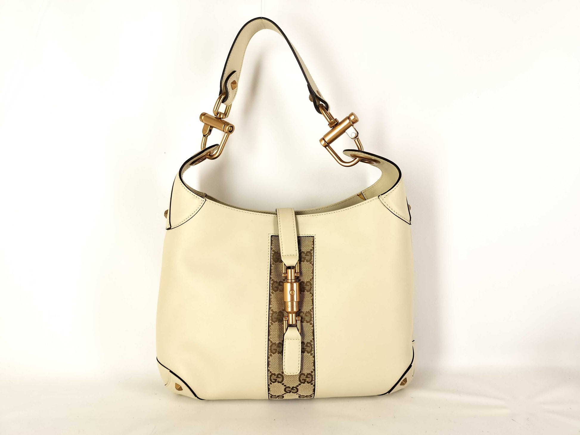 GUCCI Jackie Gucci New Jackie Shoulder Bag GG Shoulder Bag