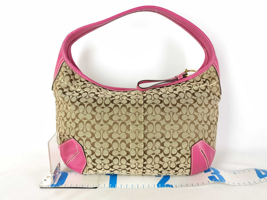 COACH Signature Hobo Bag One-Shoulder Shoulder Bag