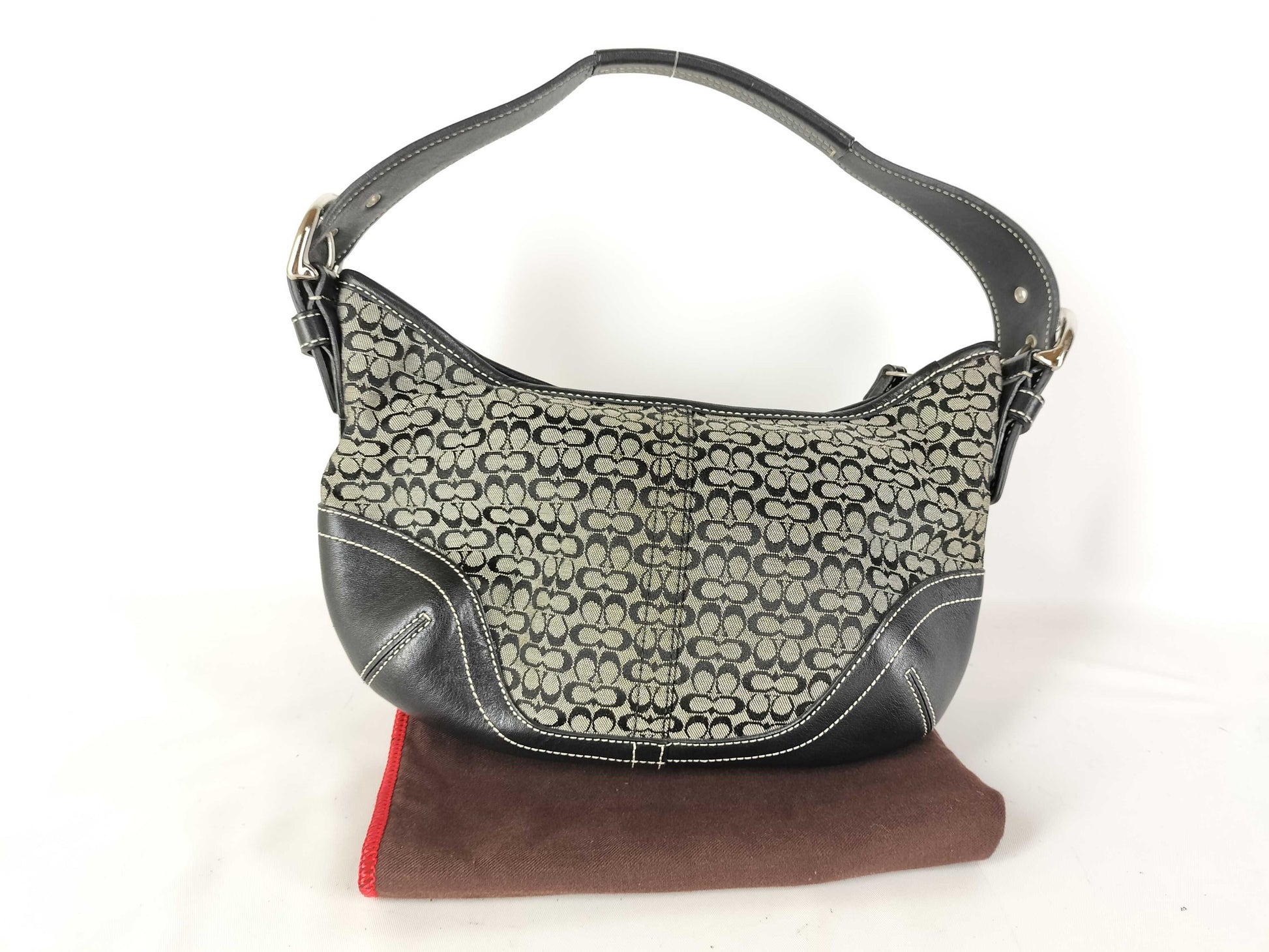 COACH Signature Hobo Bag One-Shoulder Shoulder Bag