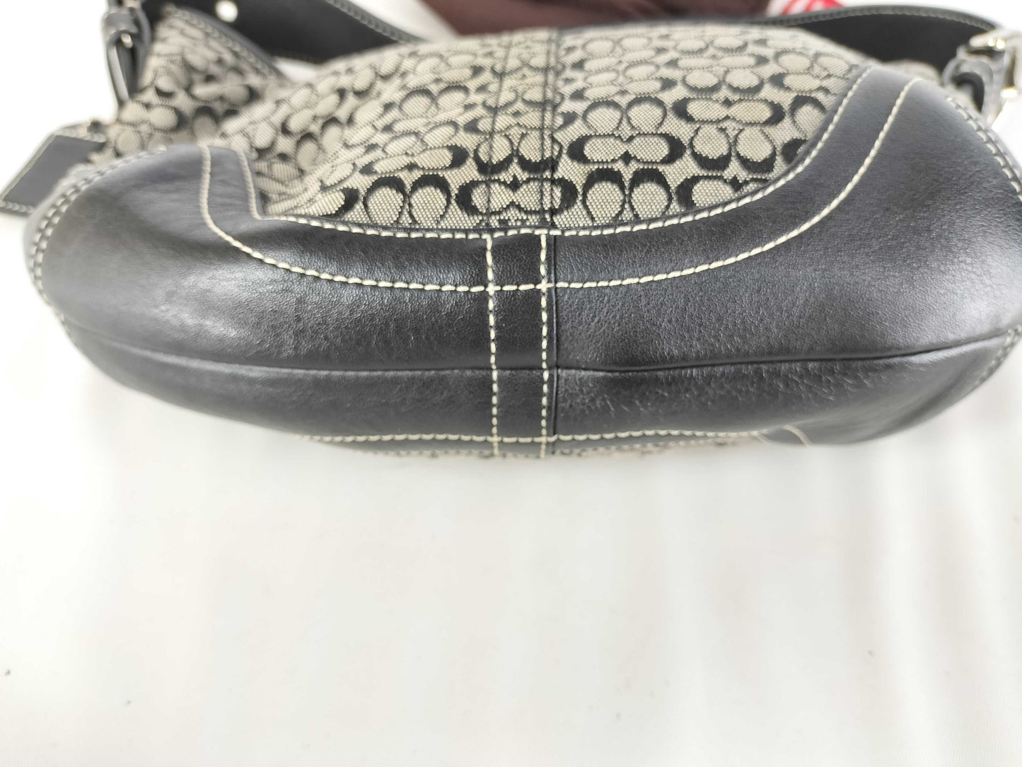 COACH Signature Hobo Bag One-Shoulder Shoulder Bag