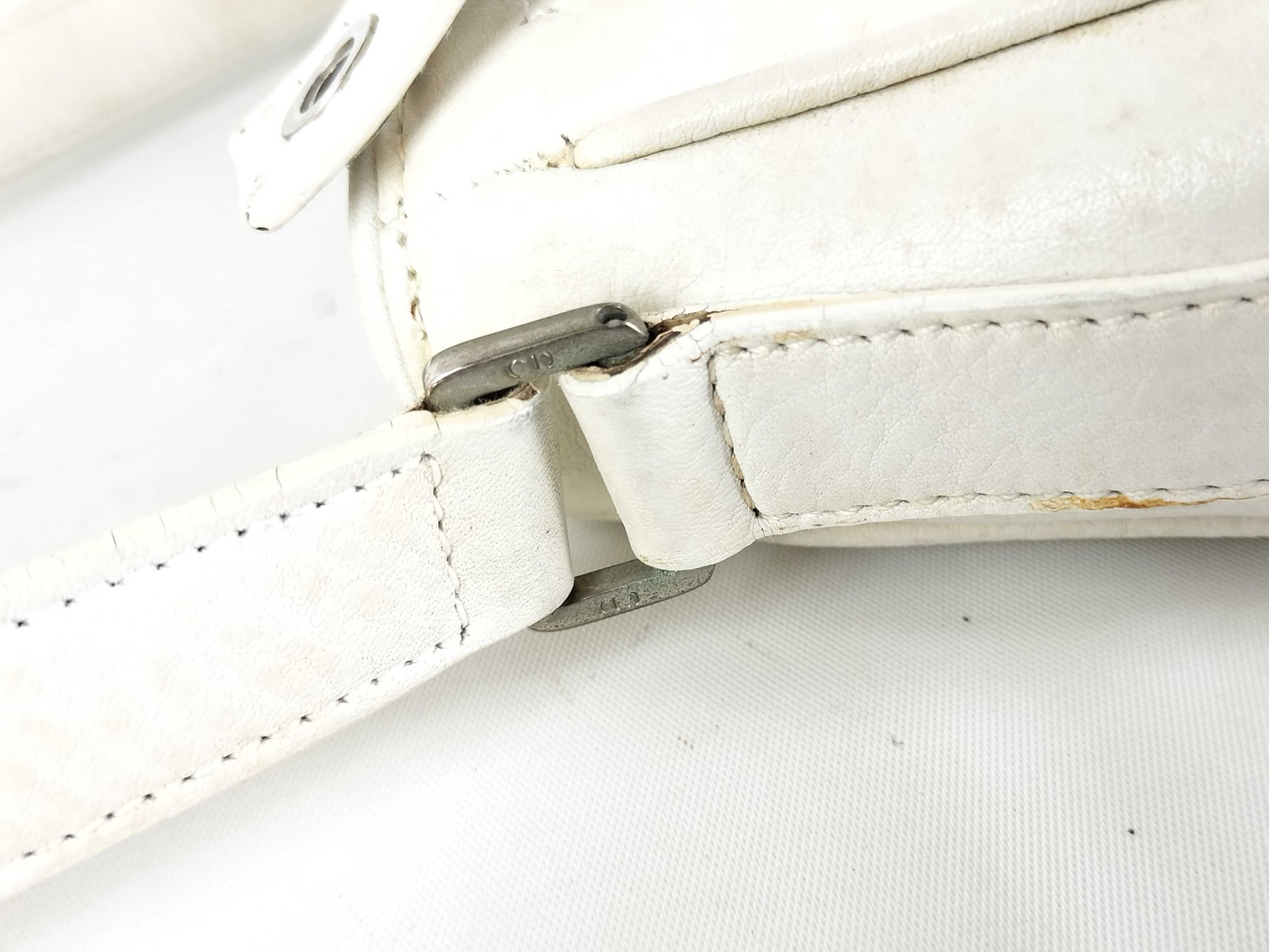 Dior D hardware leather one-shoulder bag shoulder bag