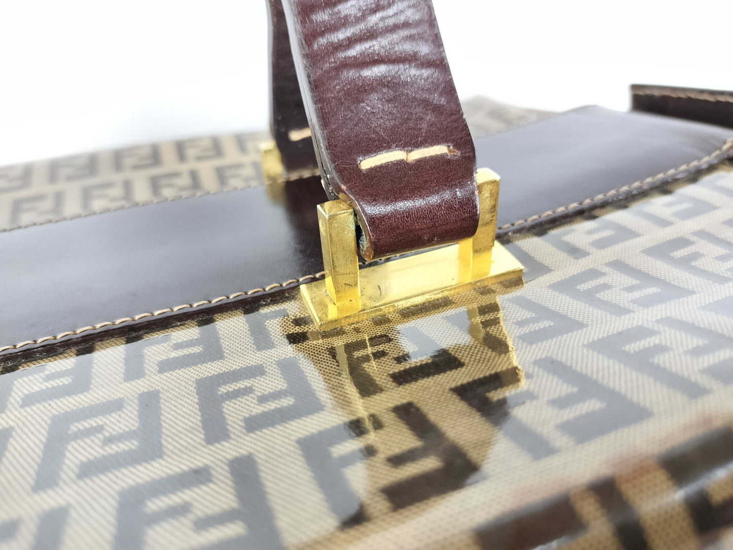 FENDI Zucca pattern Fendi Zucchino vanity bag handbag vanity bag